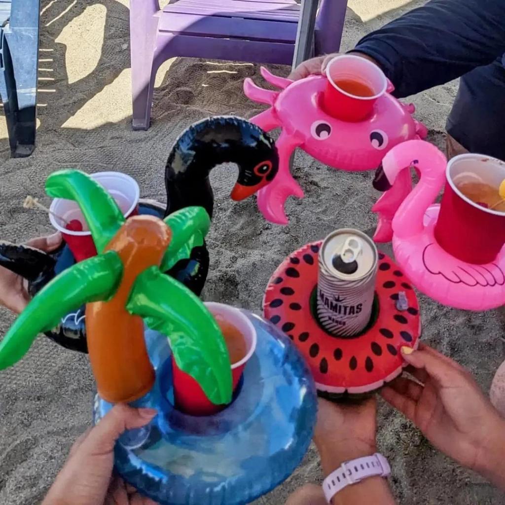 Inflatable Drink Holder, Pack of 15 Holders