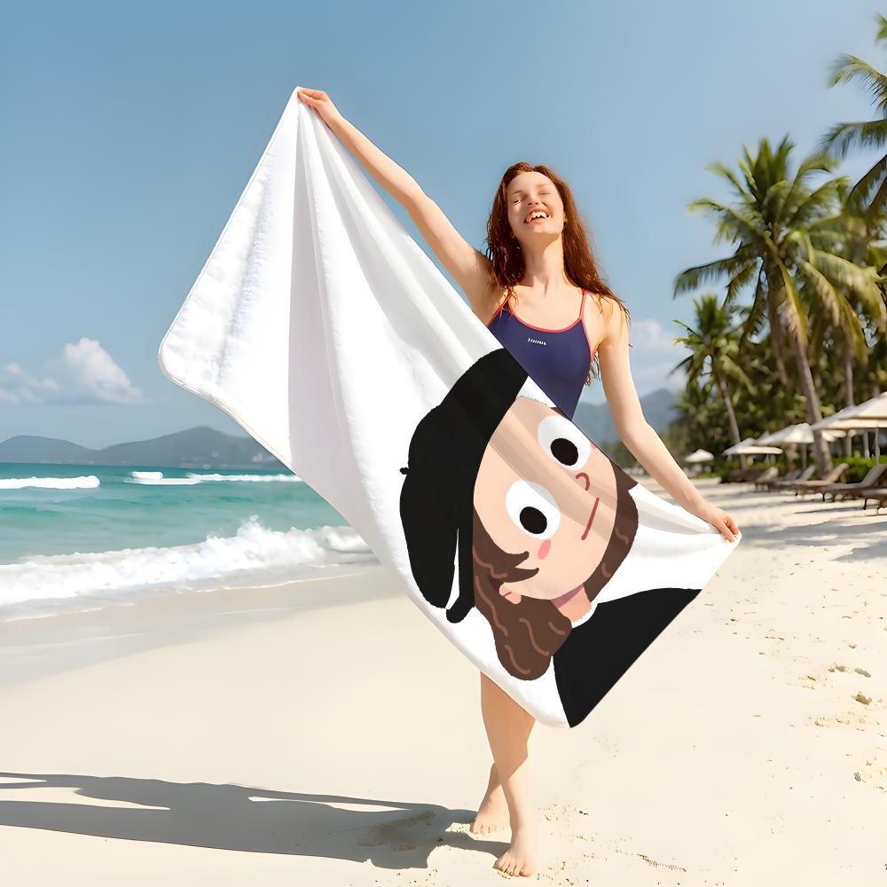 Art F-famous P-painting Towel Beach Blanket Towel  For Travel Gym Shower Luxury Lightweight Camping Pool Hot