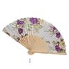 Vintage Bamboo Folding Hand Fan with Tassel – Retro Photo Prop for Women, Party, Wedding & Dancing – Compatible with Traditional Chinese Themes
