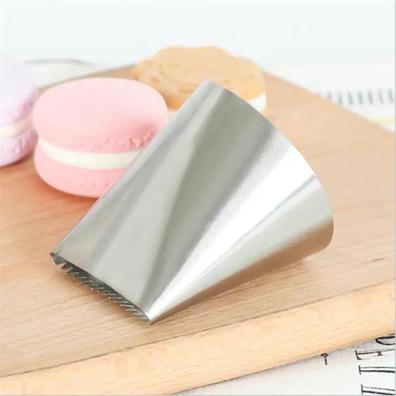 Hot Oversized DIY Cake Making Cream Cupcake Stainless Steel Tools Mouth Flower Lcing Piping Nozzles Kitchen Pastry Decor Baking