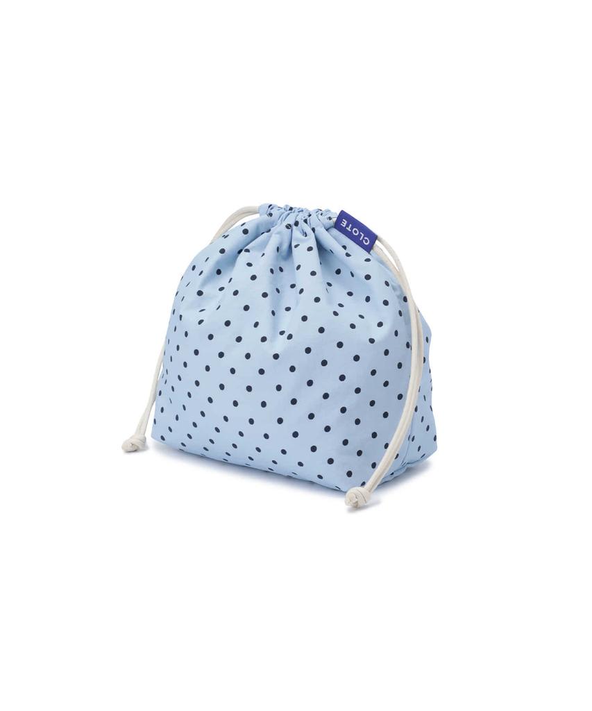 Clote String Pouch - Dot Blue