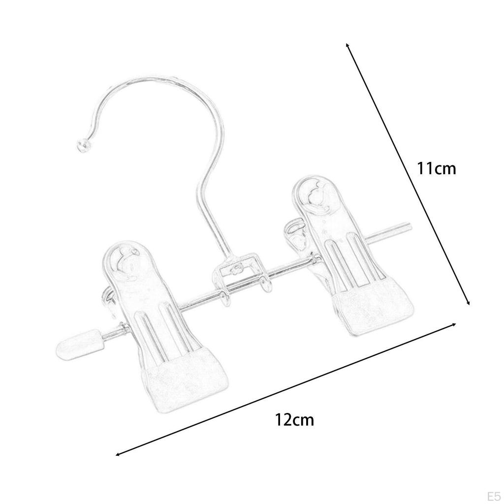 5 Pieces Closet Hanger Organizer Clamps Clothes Pins Multipurpose Space Saving Heavy Duty