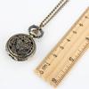 Fashion Women Quartz Pocket Watch Alloy Hollow Out  Butterflies Vintage Sweater Chain Necklace Pendant Clock Gifts