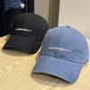 British style hat baseball cap men's alphabet sun protection visor women's fashion casual soft top cap