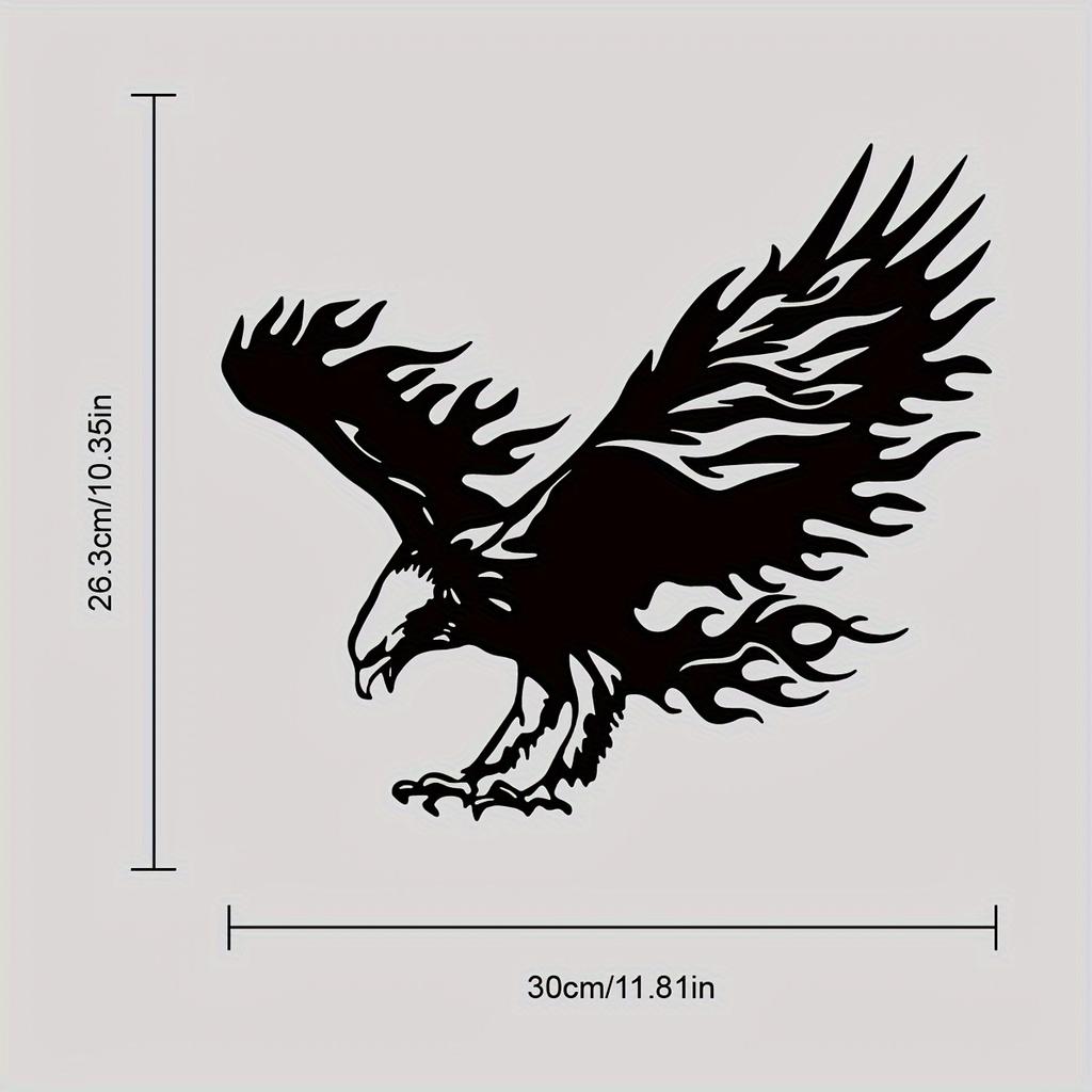 1pc Geometric Eagle Metal Wall Art Home Decor Housewarming Gift Halloween Christmas New Year