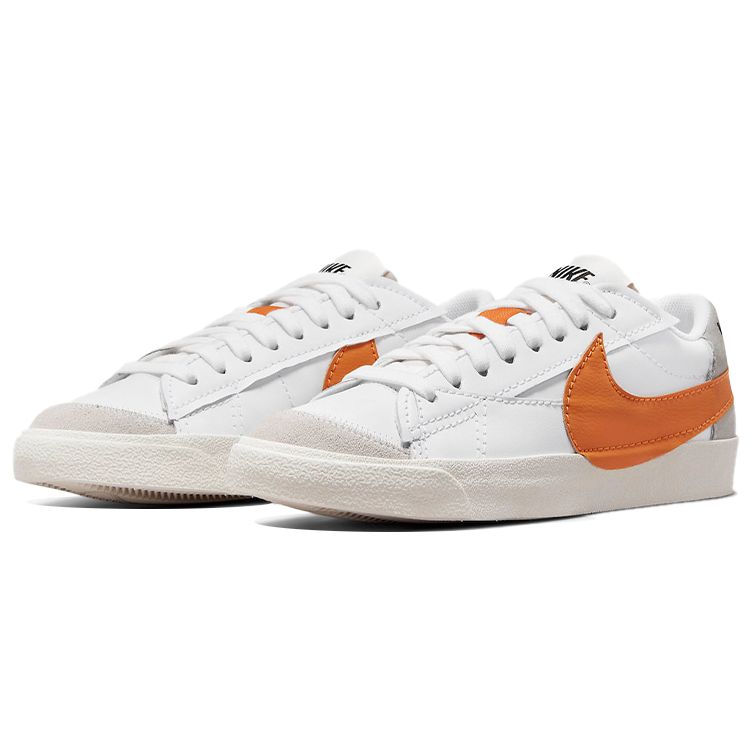 Nike Pánské tenisky Blazer Low 77 Jumbo Bílá Alfa Oranžová Šedá Mlha Plachetnice DN2158-100