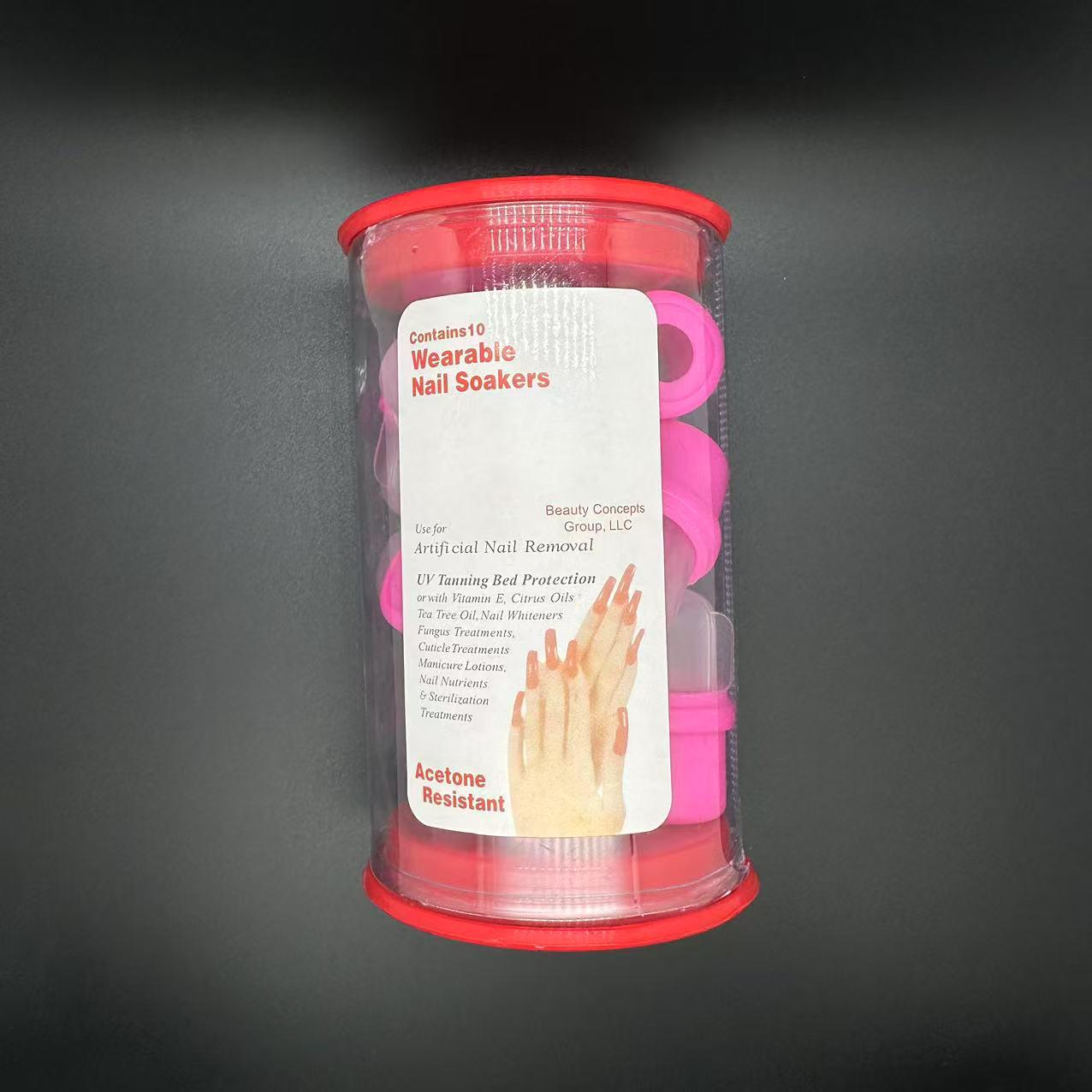 Silicone Nail Polish Remover Tools Set - 10 Finger Cots for Removing Nail Polish