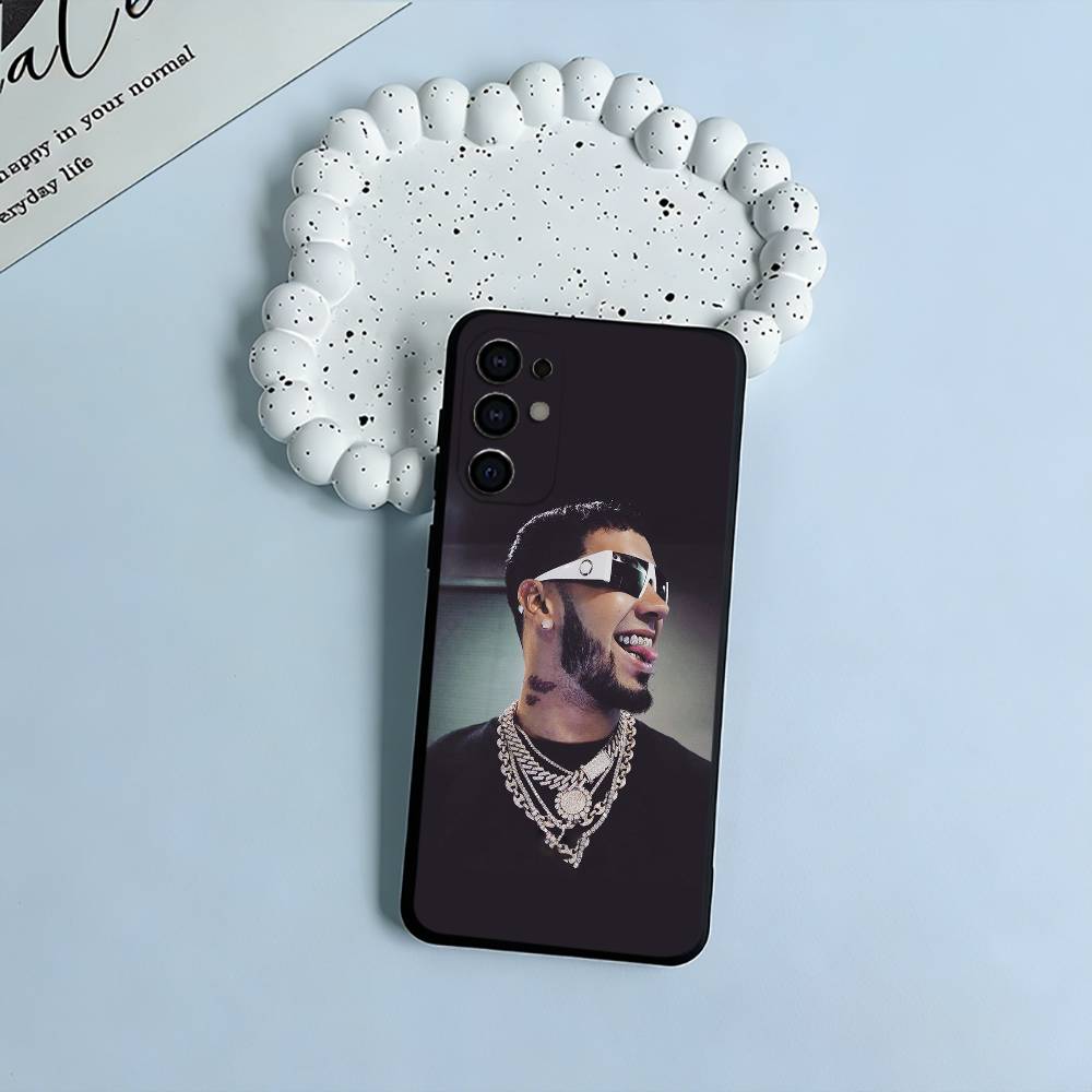 Latin Trap- A-Anuel- A-A Soft Silicone Case for Samsung S25, S24, S21, S22, S23, S30, Ultra, S20, Plus, FE, Lite-Black