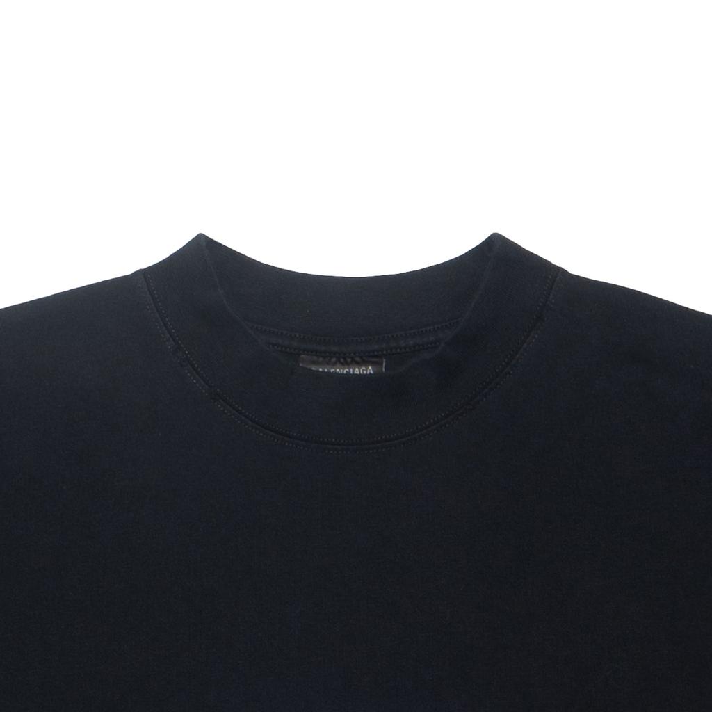Balenciaga SS24 T Shirt Loose Fit Men's Black 764235TPVU61165