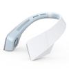 Tragbarer, leiser Halsventilator für Damen, wiederaufladbar per USB - Blätterlos, 3 Geschwindigkeiten, starke 360° kühle Luft