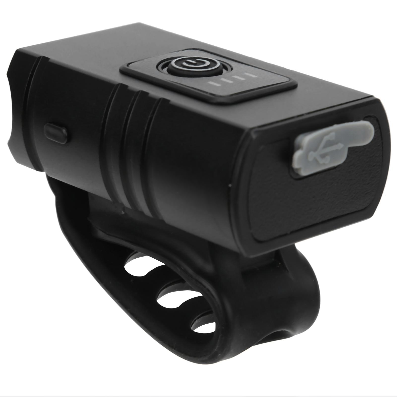 

Night Riding Front Light USB Rechargeable Waterproof Aluminium Alloy Bicycle Headlight