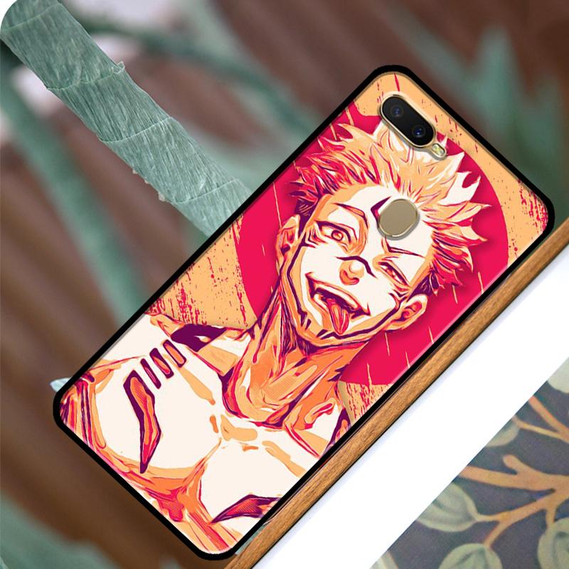 Anime Jujutsu Kaisen Ryomen Sukuna För OPPO A5 A9 A31 A53 2020 Fodral Skydd För OPPO A52 A72 A15 A1K A3S A5S A53S A54 A94 A74