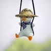Car Swing Duck Rearview Mirror Pendant - Cute Interior Decoration