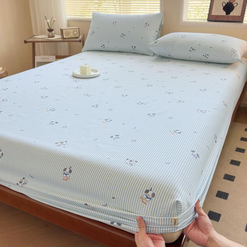 Thickened Cotton Bed Skirt Single Piece Dorm Student Mattress Protector All Season Use