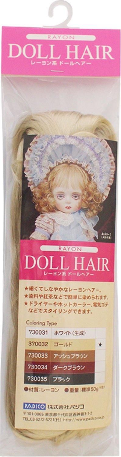 

Pajico Rayon Doll Hair/Gold