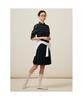 Binpolleidiseu Pleated Hem Sleeveless Dress Navy (Bf5271C01R)