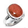 Natural Sunstone Gemstone Handmade 925 Solid Sterling Silver Gift Ring S.6 D0g29