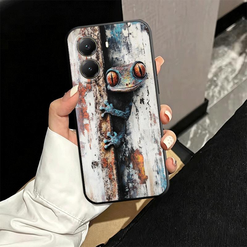 Lizards Geckos Cute Pet Soft Phone Case for Xiaomi Poco X5 X6 X7 X8 Pro Max X3 F7 F8 Ultra M8 M7 M6 M5 Redmi 15 15C 14C 13C 12C