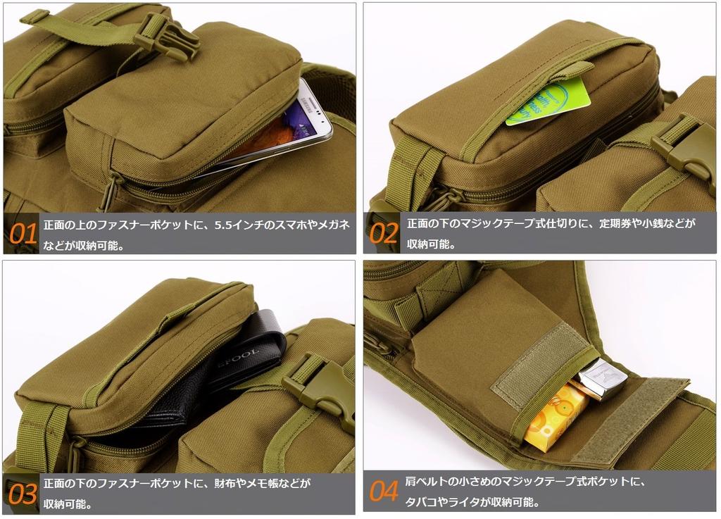 PHOENIX IKKI Ranger Bag with Various Available in 6 Molle Ideal for Overnight and Outdoor Crossbody Camera Brown Pockets, Colors, Camouflage,