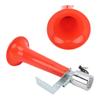 180DB Red Air Horn Universal Purpose 12V/24V Caravan Pressure Whistle Horn for Cars Trucks SUVs Motorcycles