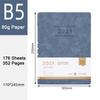 A6/A5/B5 Leather 2025 Business Schedule, Student Daily Planner, 365-day Record Book, Notepad, Memo, 176 Sheets, 352 Pages