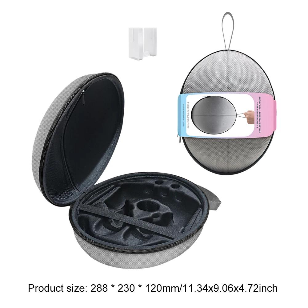 For Meta Quest 3 EVA Storage Bag Portable Box Travel Protective Carrying Case With Shoulder Strap for Meta Quest3 VR Accessories