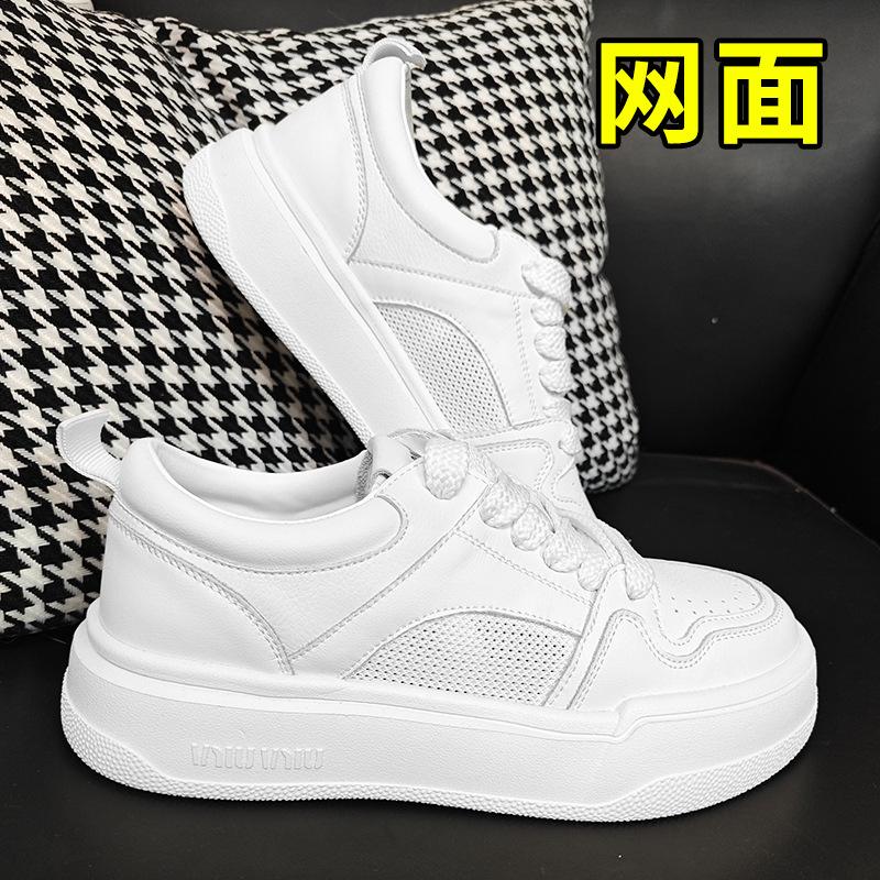 

Легкие мягкие подошвы кожаные белые кроссовки кроссовки повседневные плоские кроссовки 40