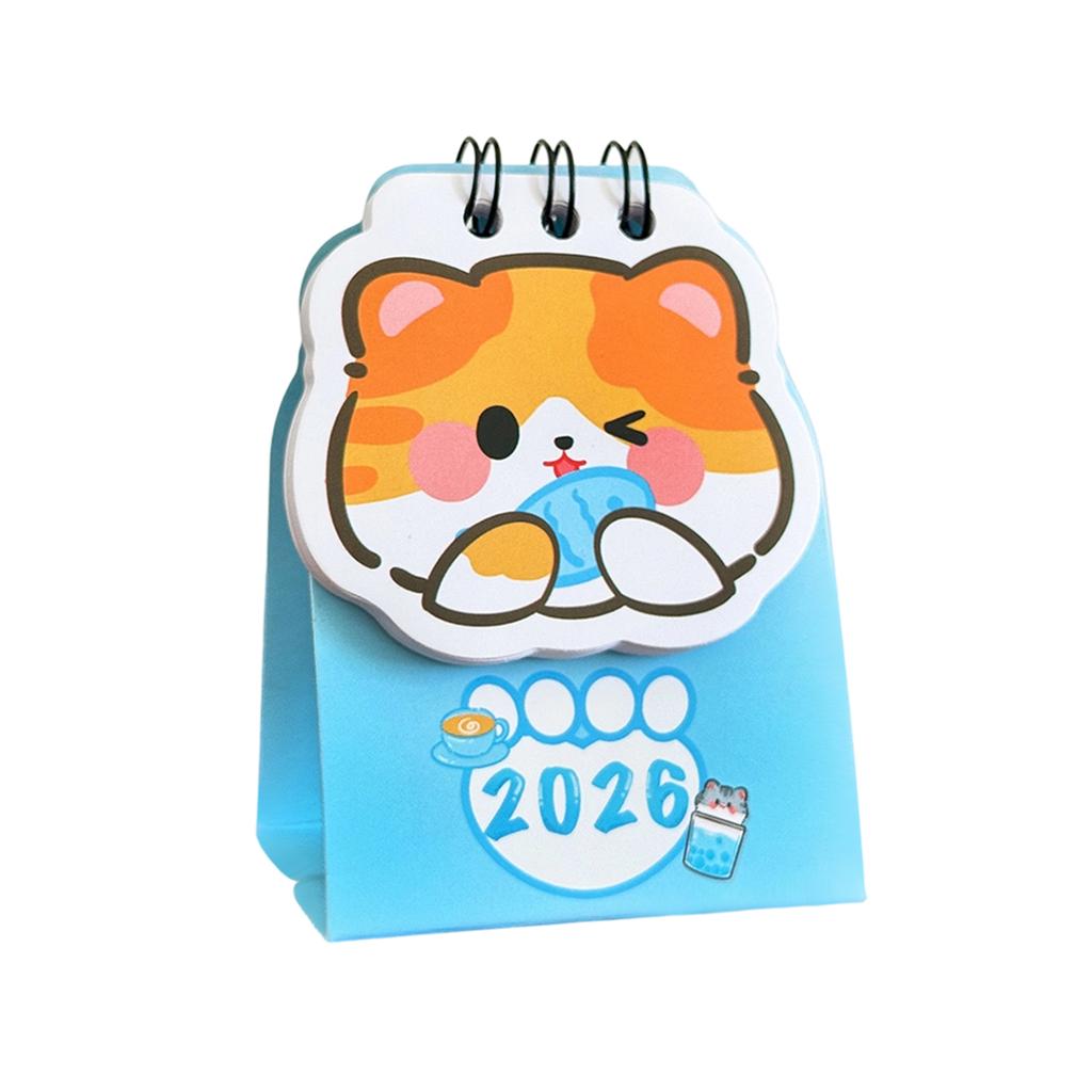 2026 Desk Calendar, Cute Shaped Desktop Calendar, Compact Decorative Calendar For Home Desk