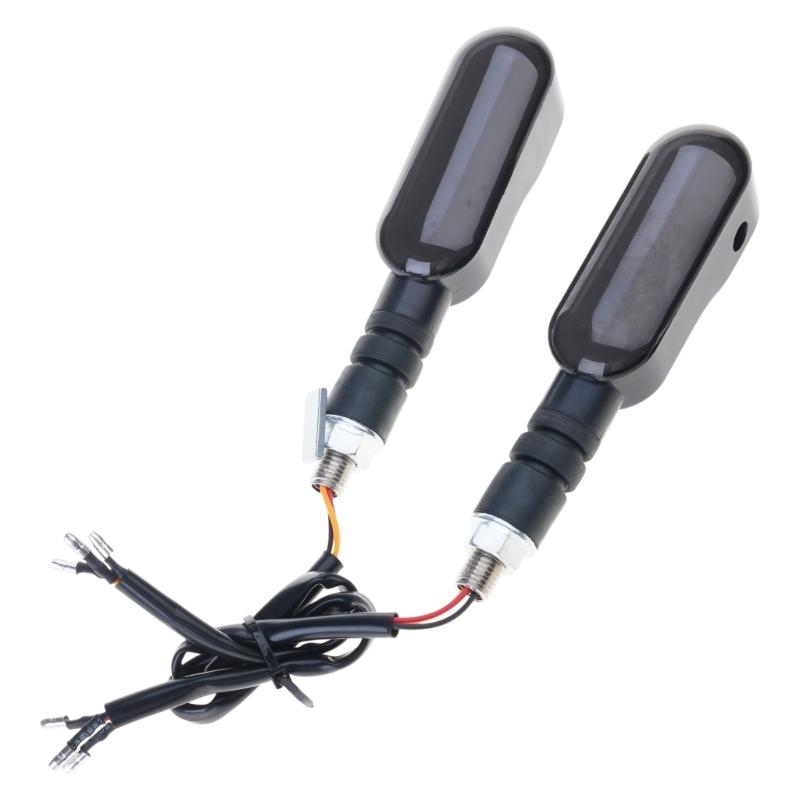 

1 пара светодиодных мотоциклетных указателей поворота, проекторные мигалки, сменная лампа-индикатор поворота для мотоцикла, 27 режимов освещения