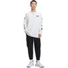 Li Ning Wade Series Printed Loose Round Neck Pullover Sweatshirt Men sweatshirt Standard-White AHSR497-3