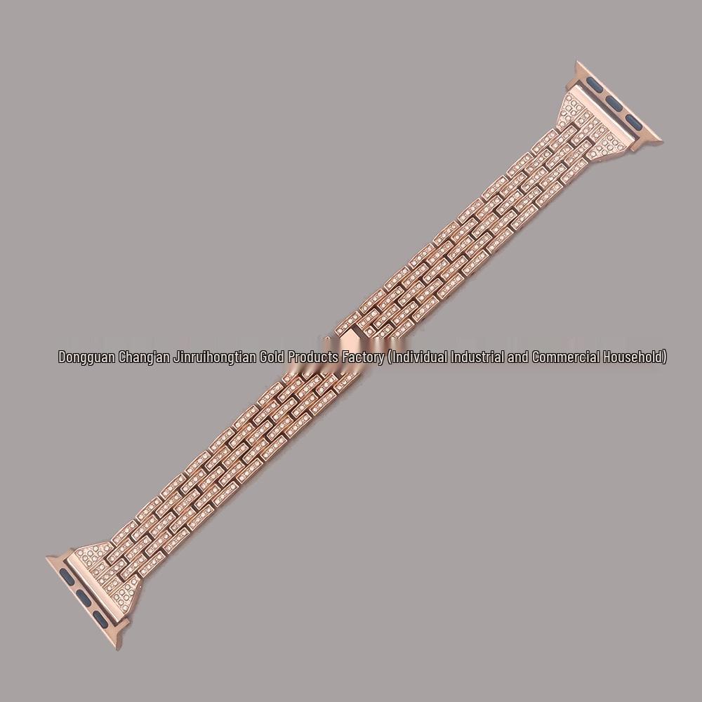 Apple Watch Band: Small Waist Five-Bead Starry Sky Design, Compatible with iWatch Series 1-9