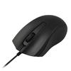 Green House Wired Mouse with Silent Buttons for Quiet Black Clicks, (GH-MUDQOA-BK)