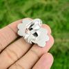 Gift For Her 925 Silver Natural Chrysanthemum Promise Flower Adjustable Ring