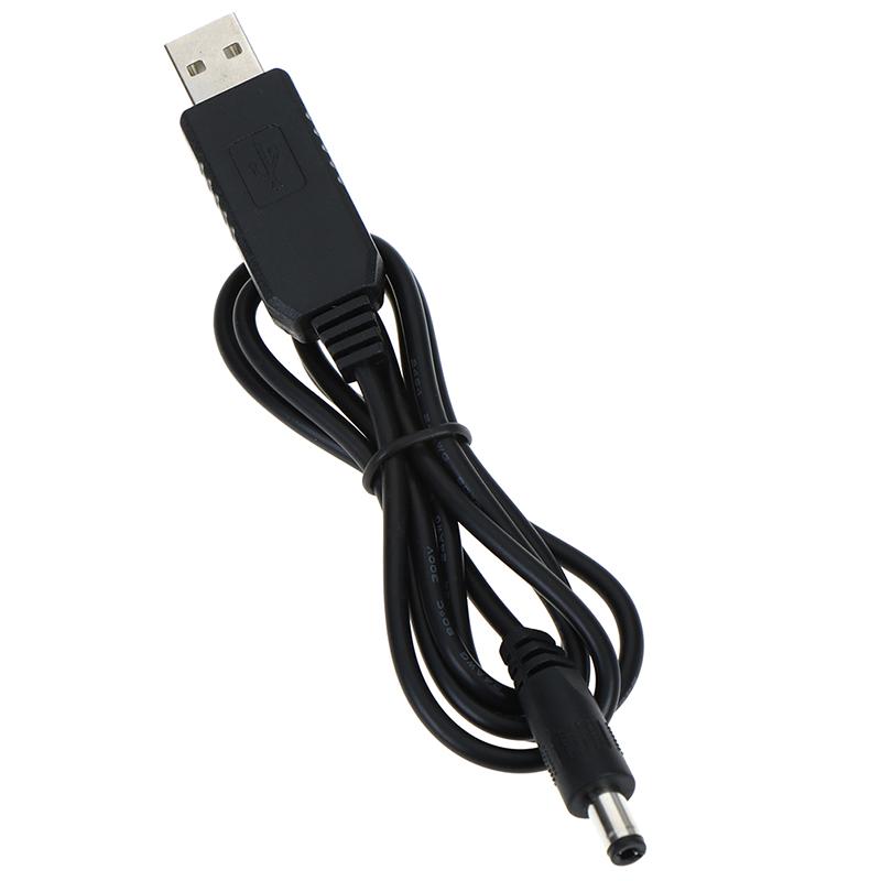 USB DC 5V To 12V 2.1x5.5mm Right Angle Male Step Up Adapter Cable For Router