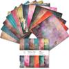 24 Sheets Brilliant Life Craft Paper Pads Cutting Dies Art Background Origami Scrapbooking Card Making