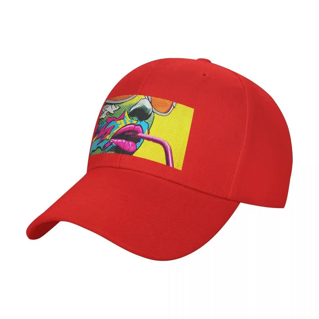 Neon Nostalgia A Sip of Synthwave Baseball Cap Sunhat Bobble Hat New Hat Uv Protection Solar Hat For Girls Mens
