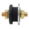 Truck Car Camping RV Truck Boat Feed Thru Panel Battery Terminal Connector 3/8 Inch Stud Bulkhead Brass Replacement Part