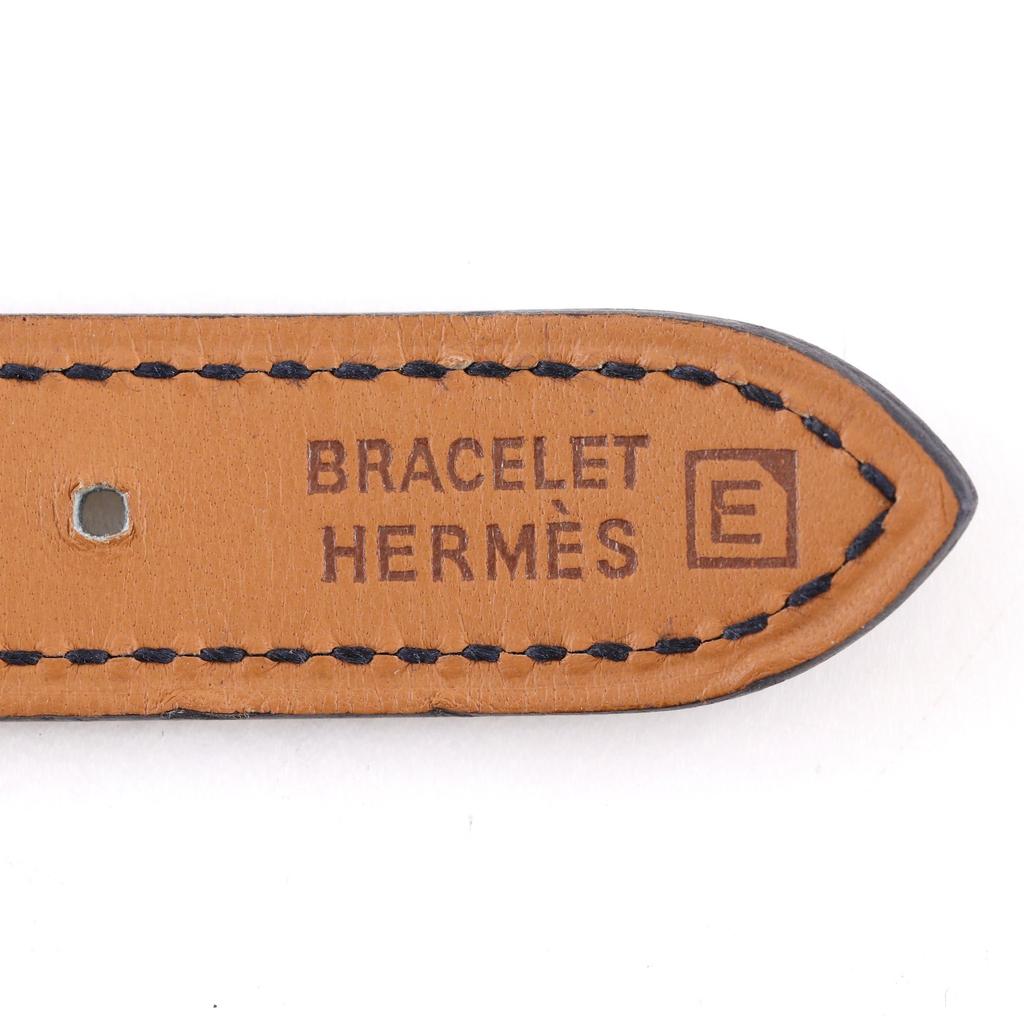 HERMES Belt watch Watches BE1.110 WhiteDial Stainless Steel/leather Quartz Analog display Women Used