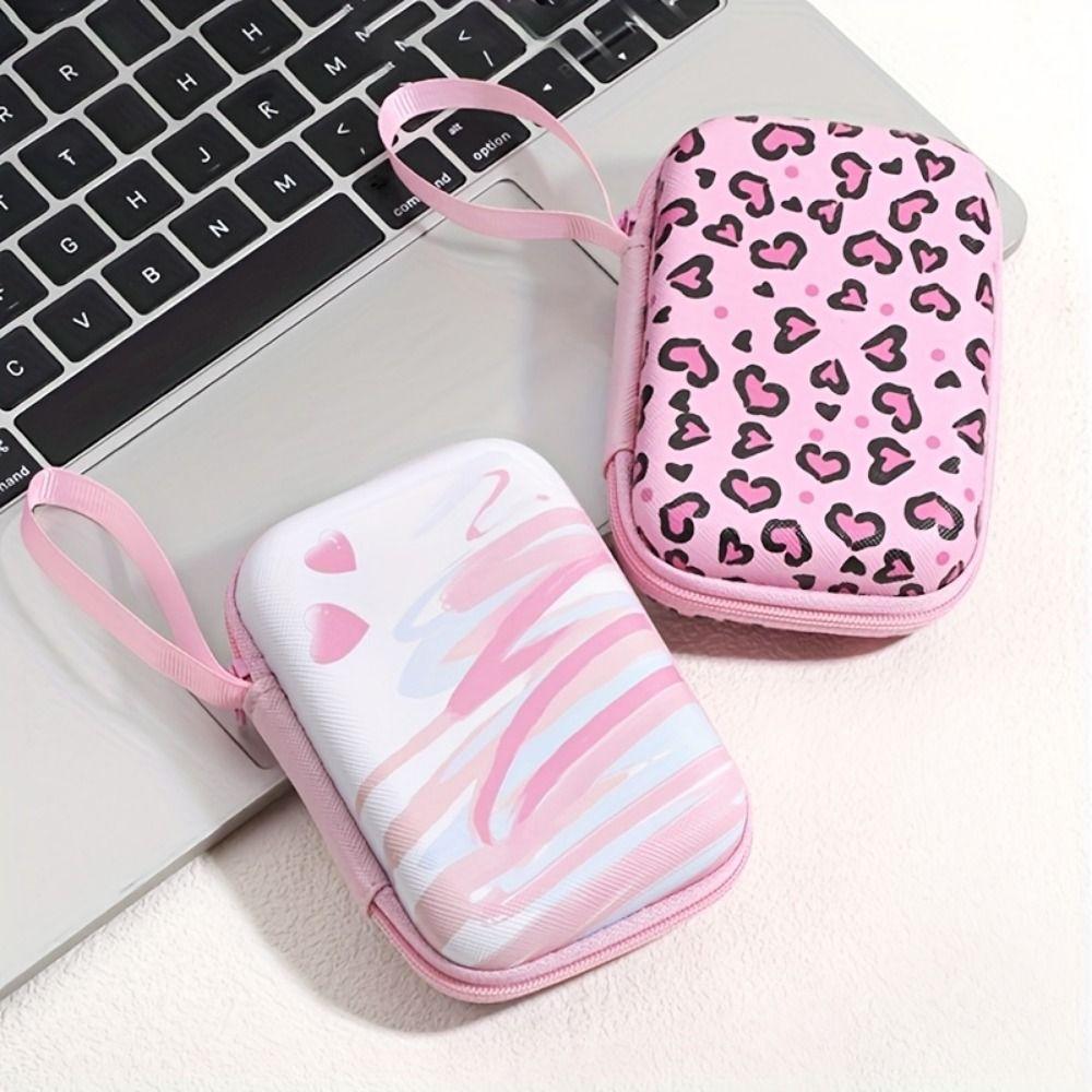 Creative USB Charger Storage Cartoon Coin Purse Data Cable Storage Bag  Digital Storage