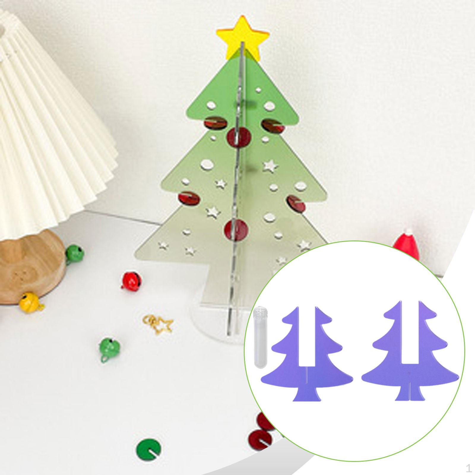 

Vase Test Tube Ornament Acrylic Inserts Propagation Station Plant Planter for Cabinet Bedroom Christmas Tree