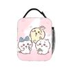 Cute Cartoon Manga Chiikawas Insulated Lunch Bags Leakproof Reusable Cooler Bag Tote Lunch Box Office  Picnic Men Women