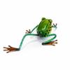 Frog Figurine Glossy Sculpture Freestanding for Patio, Tabletop, Collectors