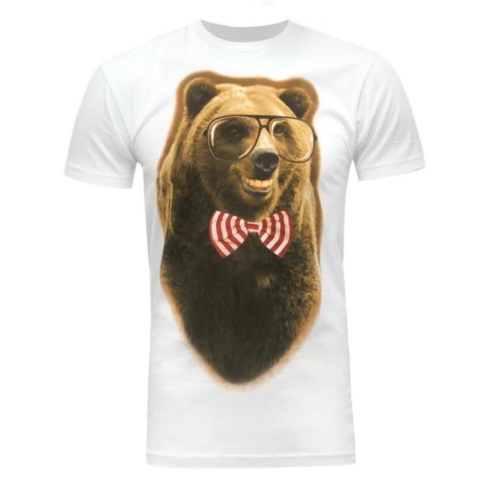Goodie Two Sleeves Mens Roarer The Explorer T-Shirt M blanc