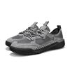 Summer Men Sneakers Breathable Leather Casual Shoes Men Comfortable Mesh Men Loafers Mesh Men Shoes Outdoor Walking Zapatos