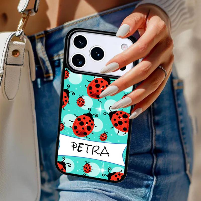 11 Colorful Ladybugs Phone Case For iPhone 17 Air 14 15 13 12 Max Cover For Apple 14 15 16 16e 11 Pro Max Plus Coque