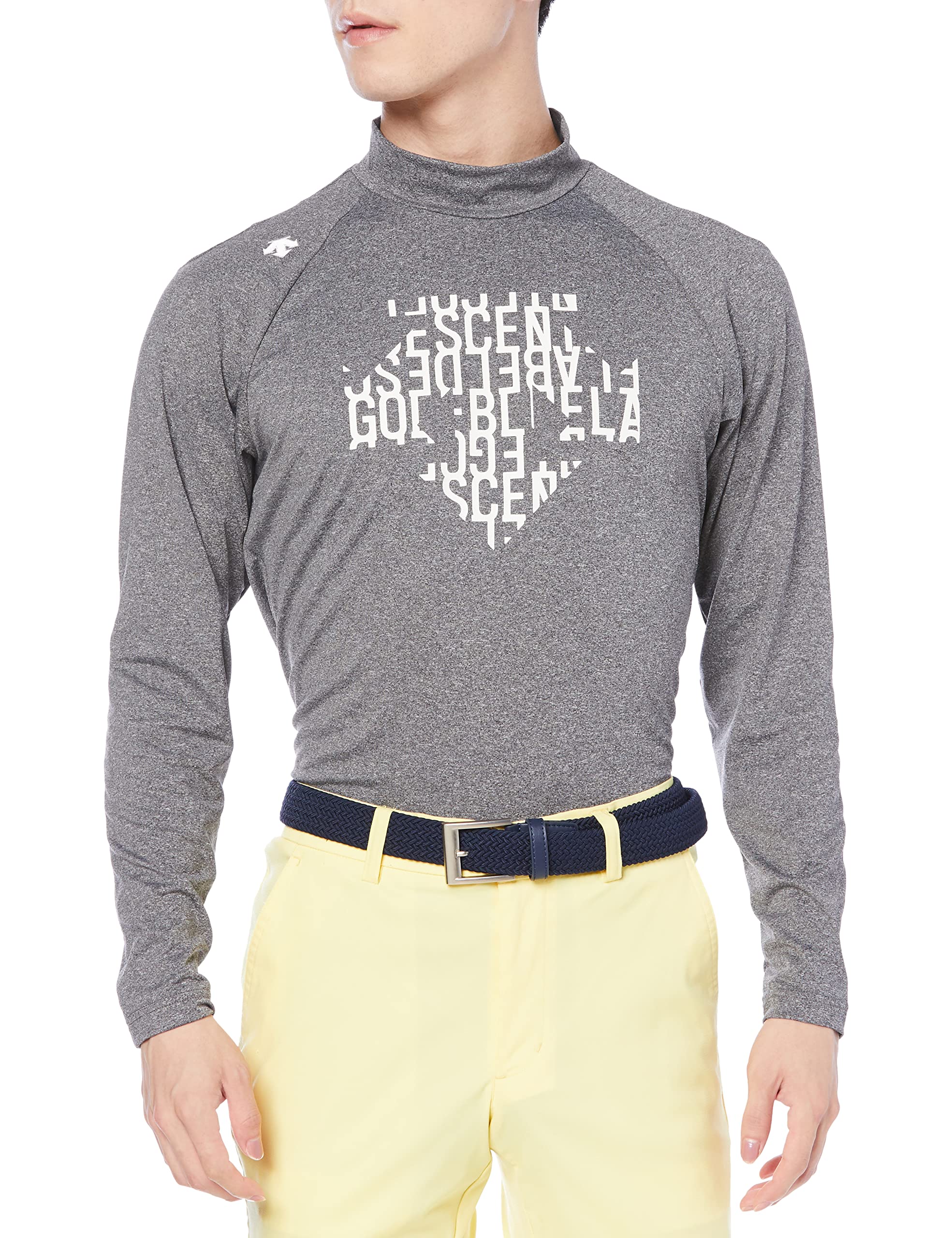 

Golf Long Sleeve Shirt Recycled Stretch Sweat Absorbent Quick Drying UV Care DGMSJB11 GY00 L [DESCENTE GOLF] [21 Fall/Winter Model] [BLUELABEL] UPF50+