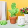 Original Coasters Set of 6 Pieces With Creative Cactus Shaped Design For Gift & Home Decoration for Bar Home Coffee Table