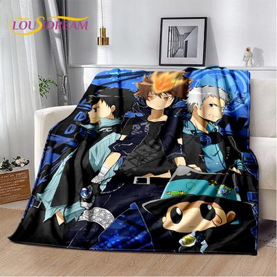 Coperta morbida in peluche, coperta in flanella, coperta da divano per soggiorno, camera da letto, letto, divano, copertura per picnic, per bambini, di Hitman Reborn