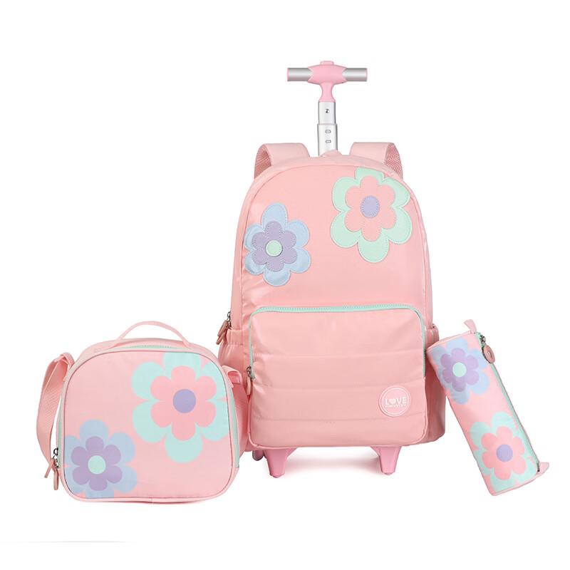 Li Shen Kids Rolling School Backpack 3-Piece Set