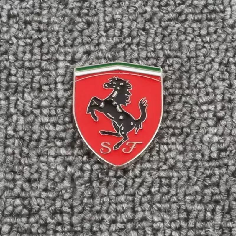 3D Metal Car Emblem Modification Stickers Body Badges Creative Decorative Decals For Ferrari SP1 812 F40 F12TDF SF90 Accessories